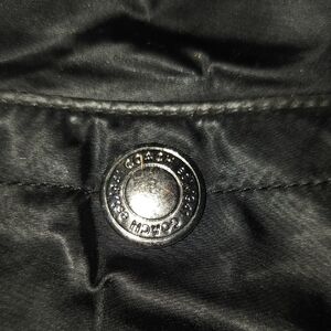 Coach Black Outerwear with Metallic Button